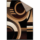 Blitar Brown/Black Area Rug from Furniture of America - Luna Furniture