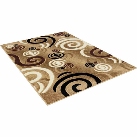 Blitar Brown Area Rug from Furniture of America - Luna Furniture