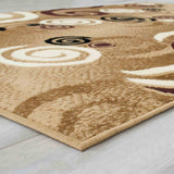 Blitar Brown Area Rug from Furniture of America - Luna Furniture