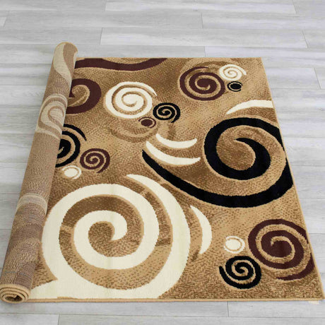 Blitar Brown Area Rug from Furniture of America - Luna Furniture