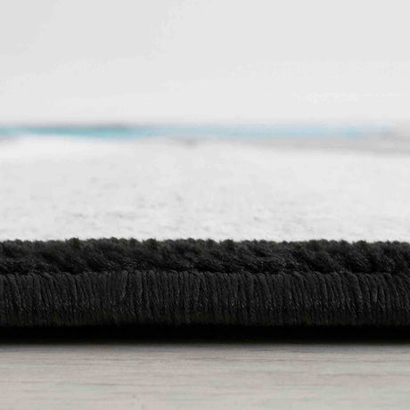 Niksar Turquoise Area Rug from Furniture of America - Luna Furniture