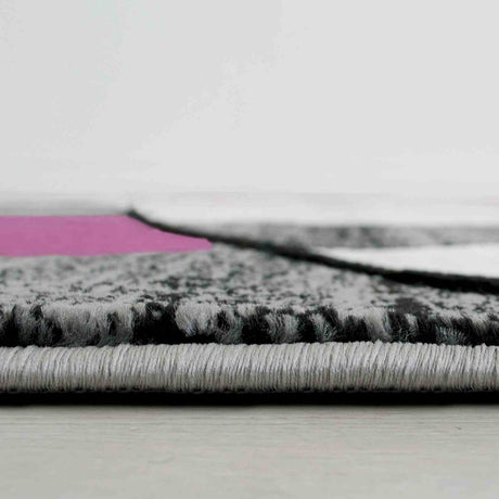 Niksar Gray/Purple Area Rug from Furniture of America - Luna Furniture
