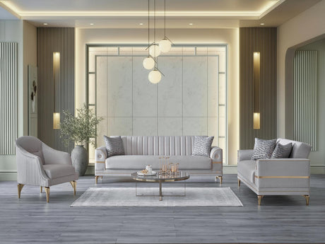 Royal Nevada Cream Living Room Set from Bellona - Luna Furniture