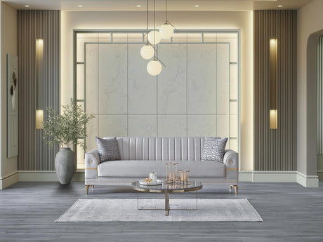 Royal Nevada Cream Modern Accent Chair from Bellona - Luna Furniture