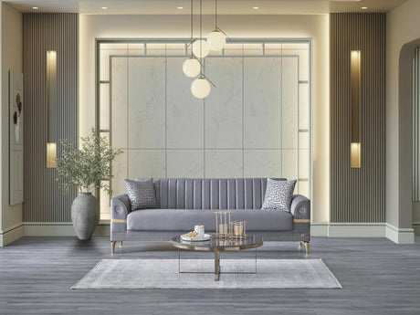 Royal Nevada Gray Accent Chair from Bellona - Luna Furniture