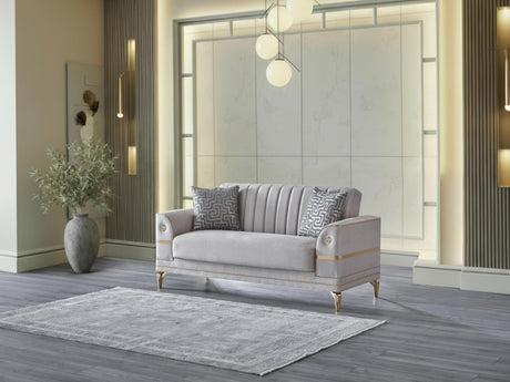 Royal Nevada Cream Modern Accent Chair from Bellona - Luna Furniture