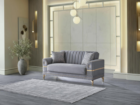 Royal Nevada Gray Accent Chair from Bellona - Luna Furniture