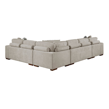 9624TP*42RLC (4)4-Piece Sectioanl with Left Chaise from Homelegance - Luna Furniture