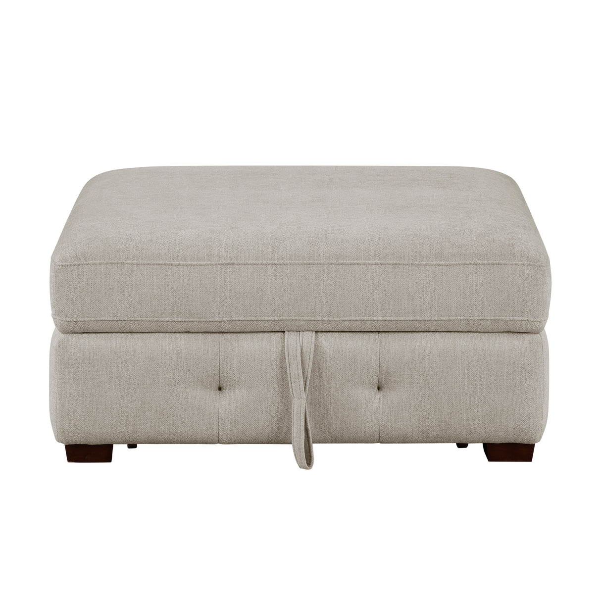 Raife Taupe 5-Piece Sectional with Right Chaise and Ottoman from Homelegance - Luna Furniture
