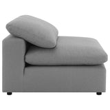 Raleigh Gray Boucle Upholstered Armless Chair from Coaster - Luna Furniture