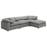 Raleigh Gray Boucle Upholstered Armless Chair from Coaster - Luna Furniture