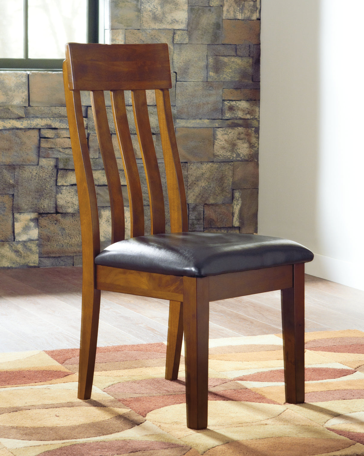 Ralene 2-Piece Dining Room Chair in Medium Brown from Ashley - Luna Furniture