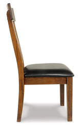 Ralene 2-Piece Dining Room Chair in Medium Brown from Ashley - Luna Furniture