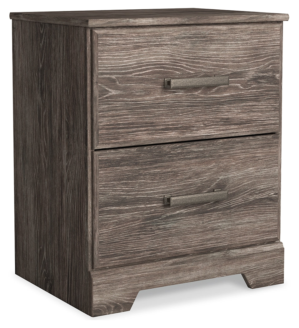 Ralinksi Full Panel Bed with 2 Nightstands in Gray from Ashley - Luna Furniture