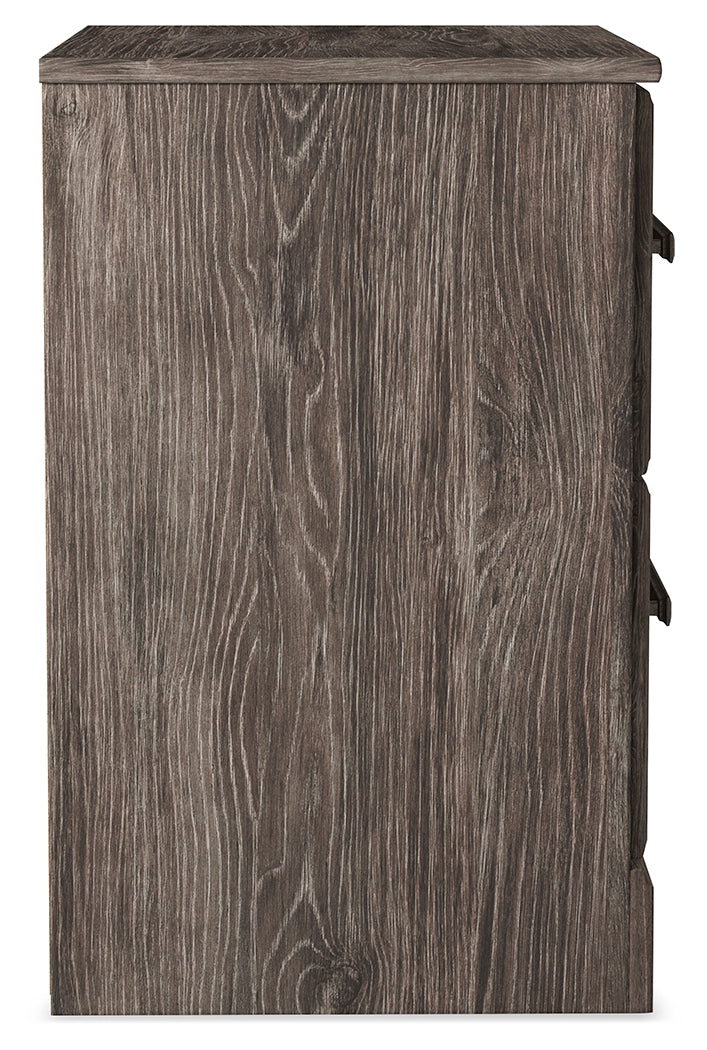 Ralinksi Full Panel Bed with Mirrored Dresser and 2 Nightstands in Gray from Ashley - Luna Furniture