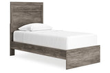 Ralinksi Gray Twin Panel Bed from Ashley - Luna Furniture