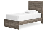 Ralinksi Gray Twin Panel Bed from Ashley - Luna Furniture
