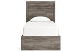 Ralinksi Gray Twin Panel Bed from Ashley - Luna Furniture