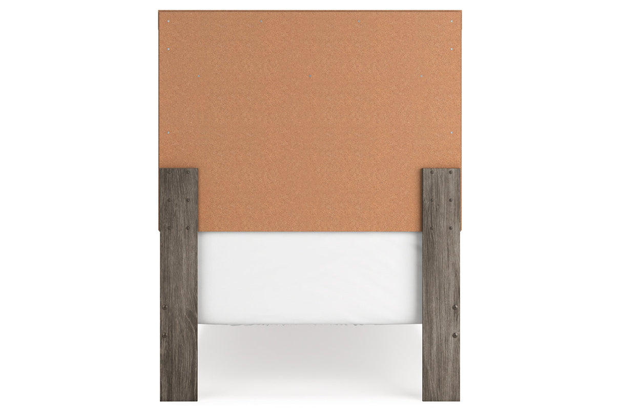 Ralinksi Gray Twin Panel Bed from Ashley - Luna Furniture