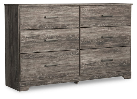 Ralinksi King Panel Bed with Dresser and 2 Nightstands in Gray from Ashley - Luna Furniture