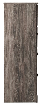 Ralinksi Queen Panel Bed with Mirrored Dresser, Chest and Nightstand in Gray from Ashley - Luna Furniture