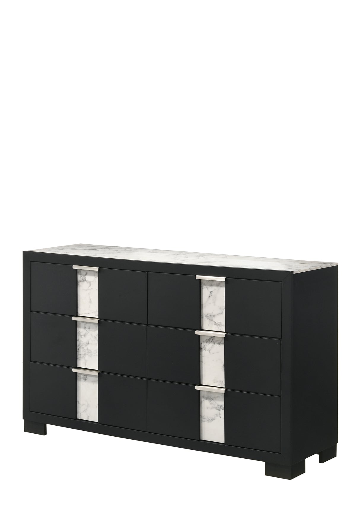 Rangley Black LED Panel Bedroom Set from Crown Mark - Luna Furniture