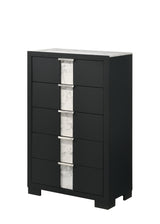 Rangley Black LED Panel Bedroom Set from Crown Mark - Luna Furniture