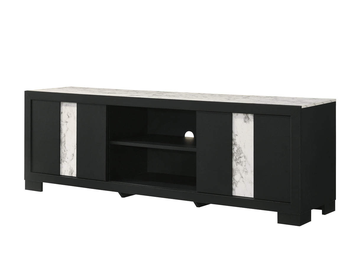 Rangley Black TV Stand from Crown Mark - Luna Furniture