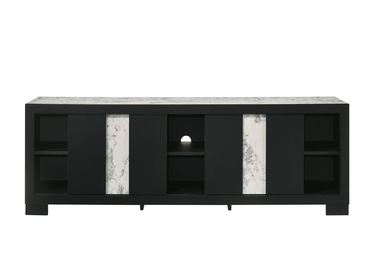 Rangley Black TV Stand from Crown Mark - Luna Furniture