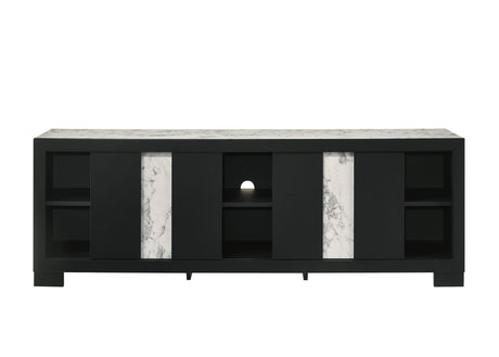 Rangley Black TV Stand from Crown Mark - Luna Furniture