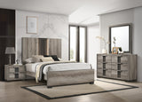 Rangley Brown LED Panel Bedroom Set from Crown Mark - Luna Furniture