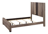 Rangley Brown Queen LED Panel Bed from Crown Mark - Luna Furniture