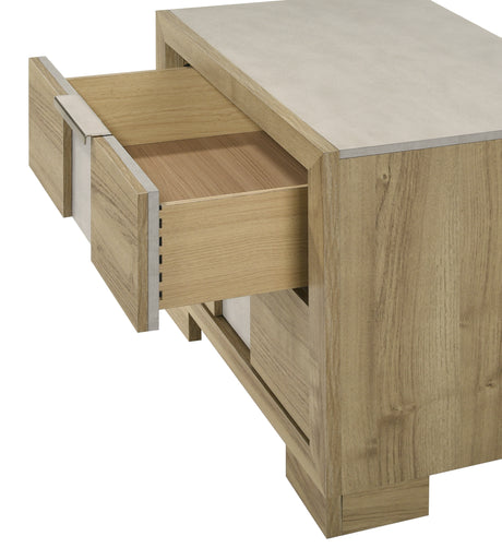 Rangley Driftwood Nightstand from Crown Mark - Luna Furniture