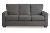 Rannis Pewter Full Sofa Sleeper and Recliner from Ashley - Luna Furniture