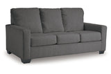 Rannis Pewter Full Sofa Sleeper and Recliner from Ashley - Luna Furniture