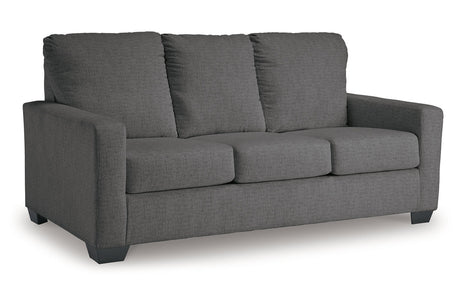 Rannis Pewter Full Sofa Sleeper and Recliner from Ashley - Luna Furniture