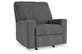 Rannis Pewter Full Sofa Sleeper and Recliner from Ashley - Luna Furniture