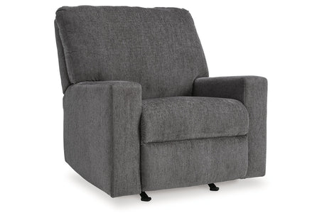 Rannis Pewter Full Sofa Sleeper and Recliner from Ashley - Luna Furniture