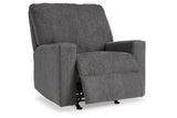 Rannis Pewter Full Sofa Sleeper and Recliner from Ashley - Luna Furniture