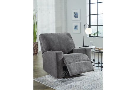 Rannis Pewter Full Sofa Sleeper and Recliner from Ashley - Luna Furniture