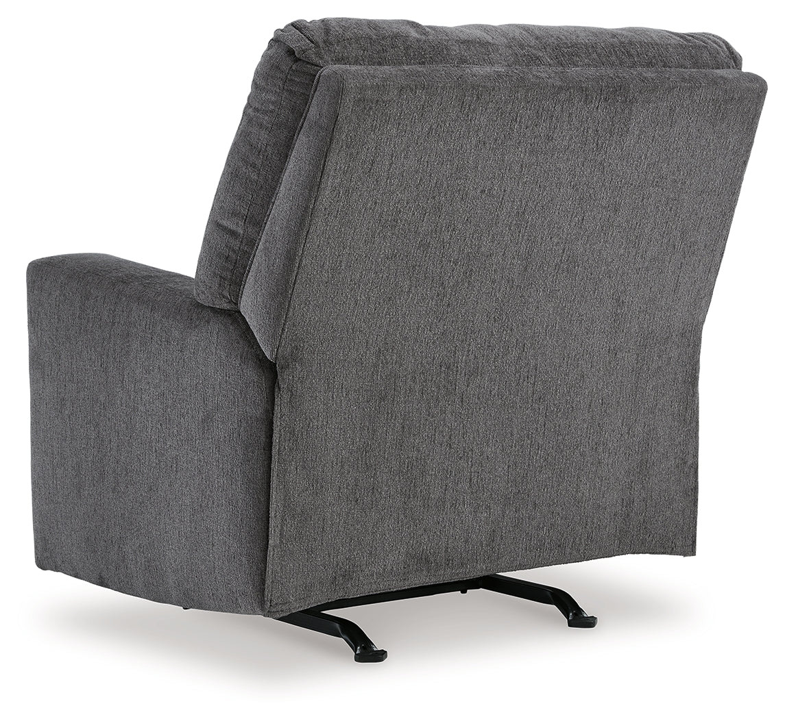 Rannis Pewter Twin Sofa Sleeper and Recliner from Ashley - Luna Furniture