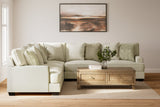 Rawcliffe Parchment 3-Piece Sectional from Ashley - Luna Furniture