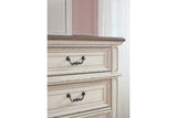 Realyn Chipped White Dresser and Mirror from Ashley - Luna Furniture