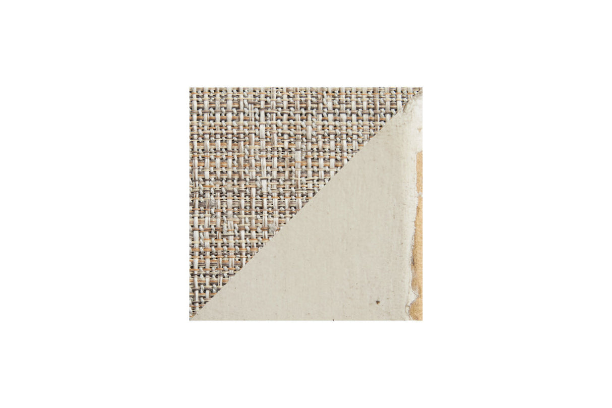 Realyn Chipped White Oval Dining Table and 8 Ribbon Back Chairs from Ashley - Luna Furniture