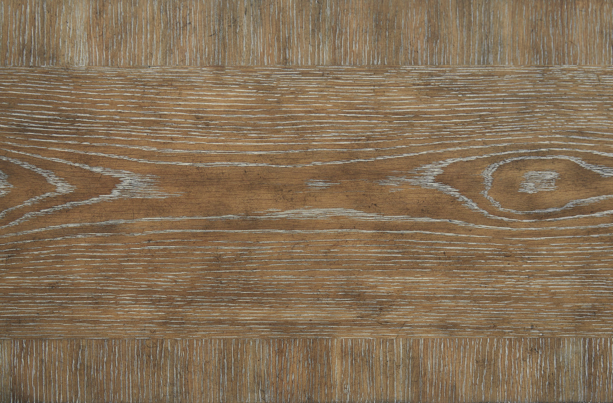 Realyn Chipped White Rectangular Extendable Ribbon Dining Set from Ashley - Luna Furniture