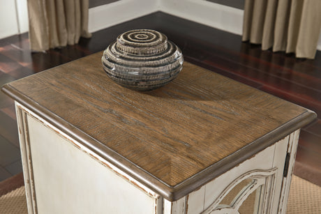 Realyn Coffee Table with 2 End Tables in White/Brown from Ashley - Luna Furniture