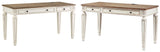 Realyn Home Office 2 Desks in White/Brown from Ashley - Luna Furniture