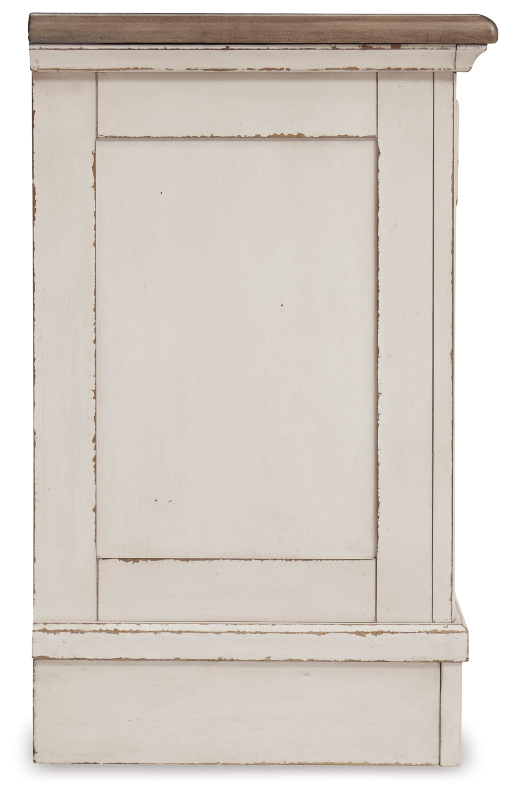 Realyn Two-tone California King Panel Bed, Dresser, Mirror and Nightstand from Ashley - Luna Furniture