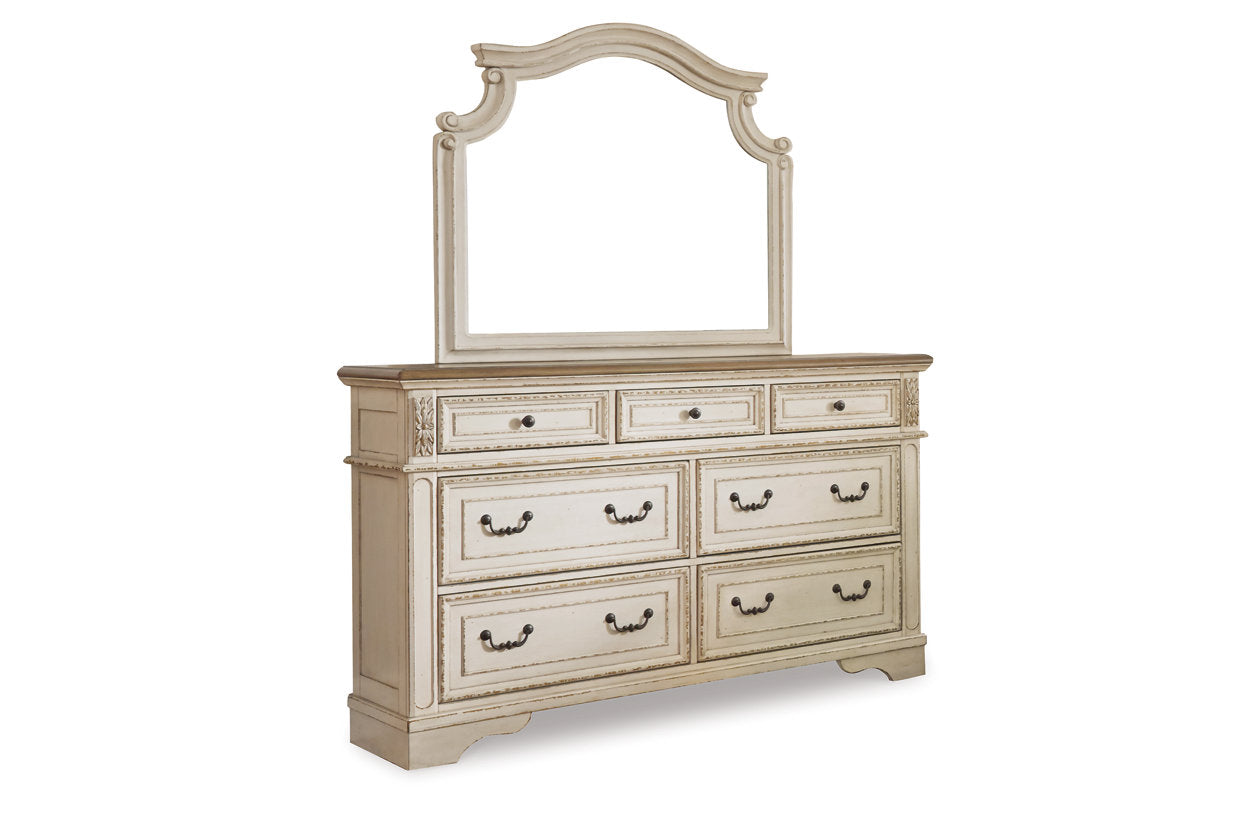 Realyn Two-tone Dresser and Mirror from Ashley - Luna Furniture