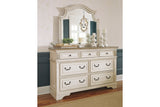 Realyn Two-tone Dresser and Mirror from Ashley - Luna Furniture